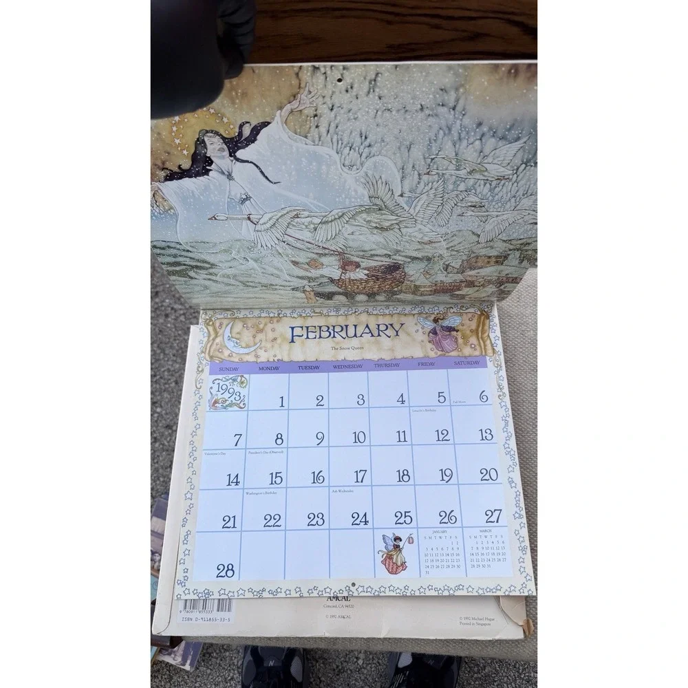 Michael Hague Land of Dreams 1993 Calendar Fantasy‎ Fairy Art AMCAL